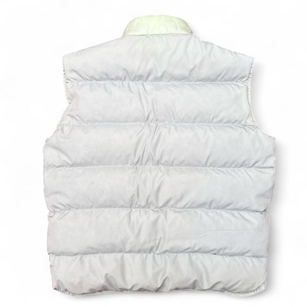 Vintage Penfield Down 80s Puffer Vest USA Made Outdoors Gorpcore Ski L Blue Gray - Picture 5 of 12